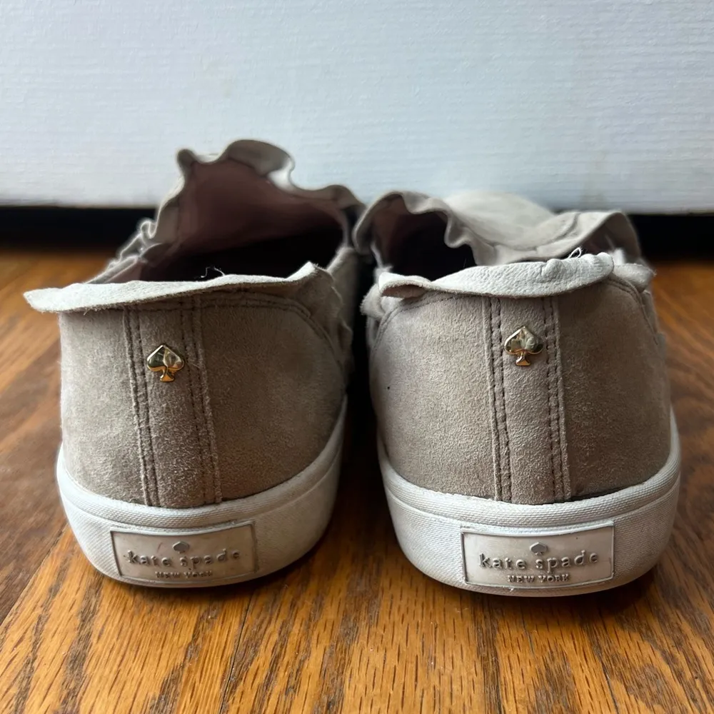 Women's Lilly Suede Ruffle Slip-On Sneakers - Image 3