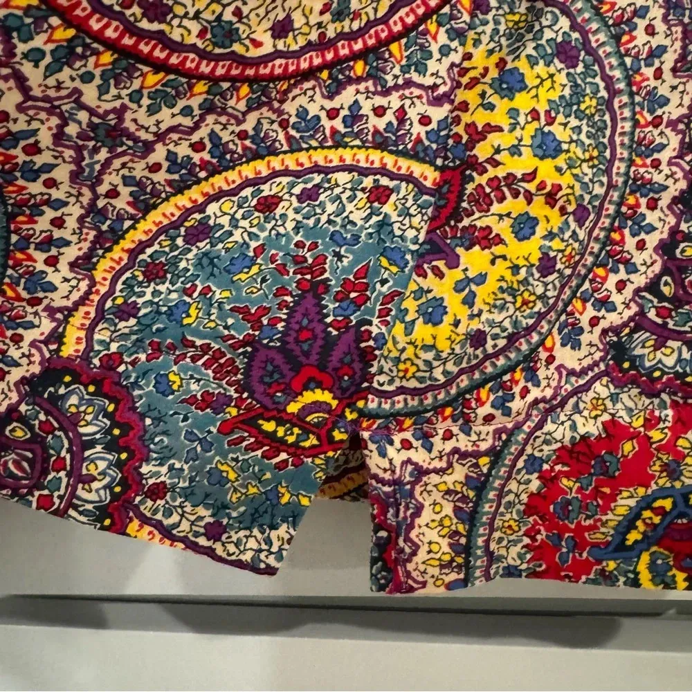 Talbots Floral Mandala Design Tunic in‎ Vibrant Jewel Tones Size 16WP - Image 7