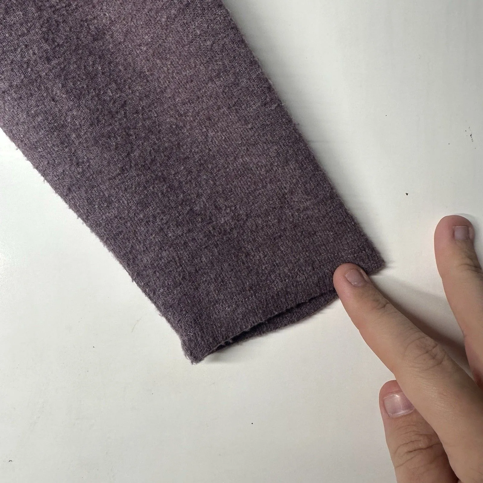 Express Women’s XS Purple Tie Waist Jumpsuit 3/4 Sleeve Elastic Ankle - Image 7