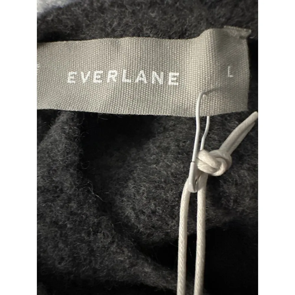 Everlane The Cozy Stretch Tank Wool Yak Blend Size Large Heathered Charcoal - Image 3