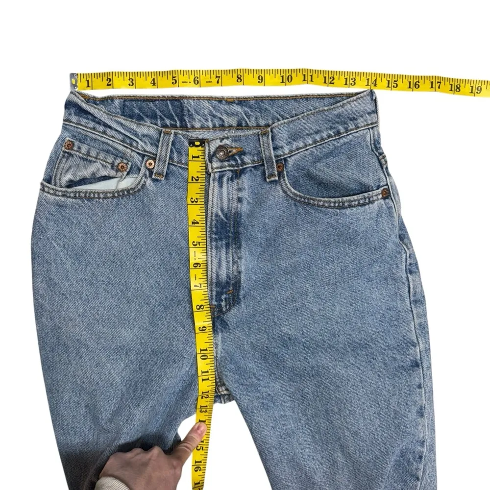 Vintage Levi’s 521 Tapered High Rise Womens Mom Jeans Made in USA 90's Size 27 - Image 14