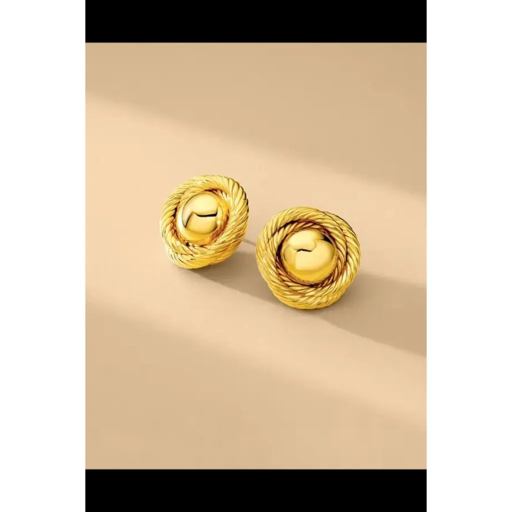 AUREUM Naomi Earrings in Gold One Size Womens - Image 9