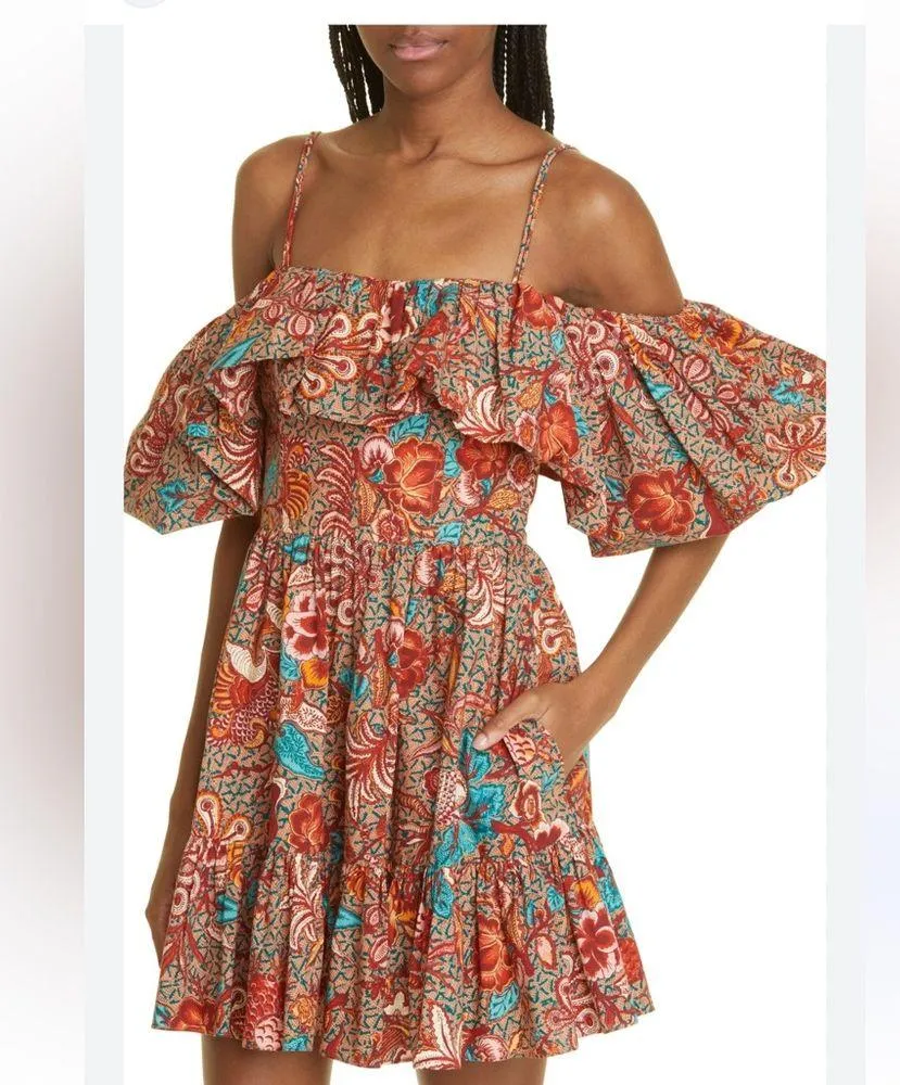 NWOT Ulla Johnson Off-the-Shoulder cotton dress - Image 3