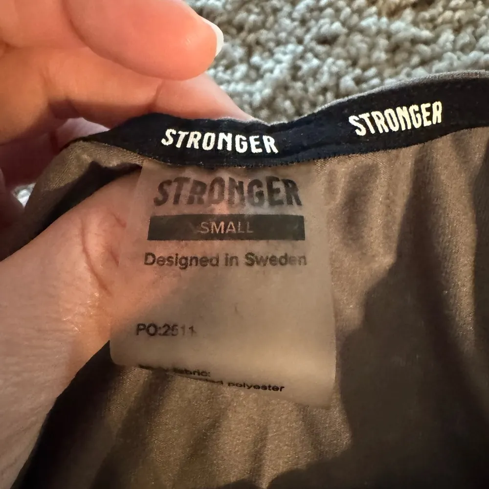 Stronger Sleeveless Ruched Tank Top Gray - Image 2