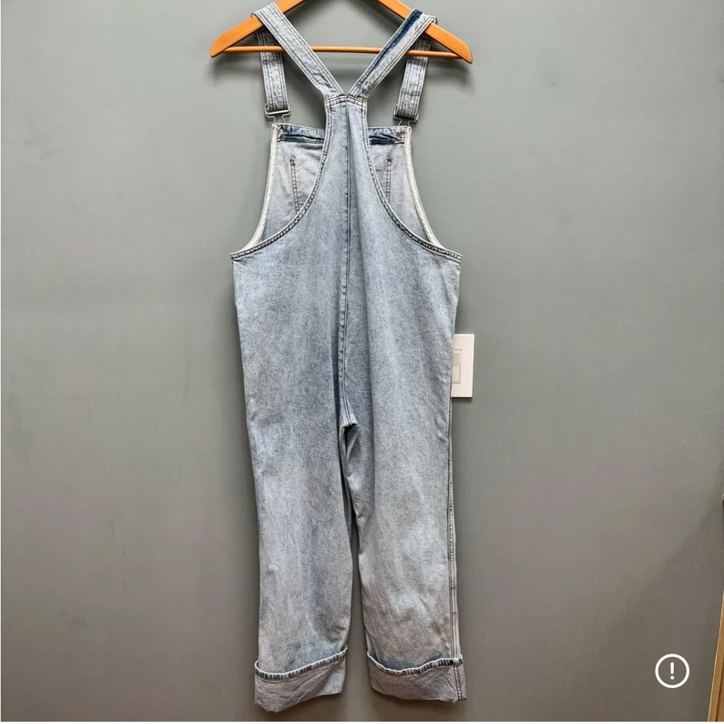 WeWoreWhat Denim Overalls in Light Blue Wash XS - Image 6