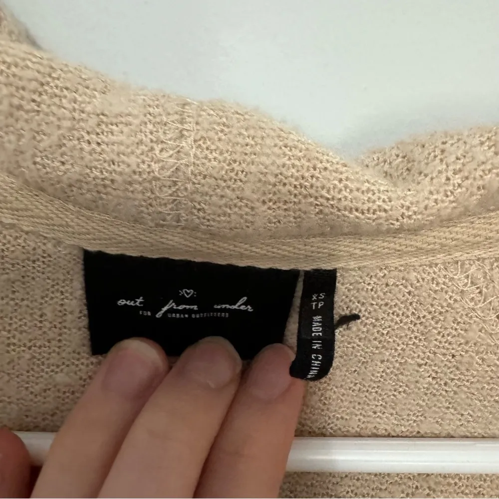 Urban Outfitters Out From Under Cozy Tan Open-Front Cardigan - Image 2