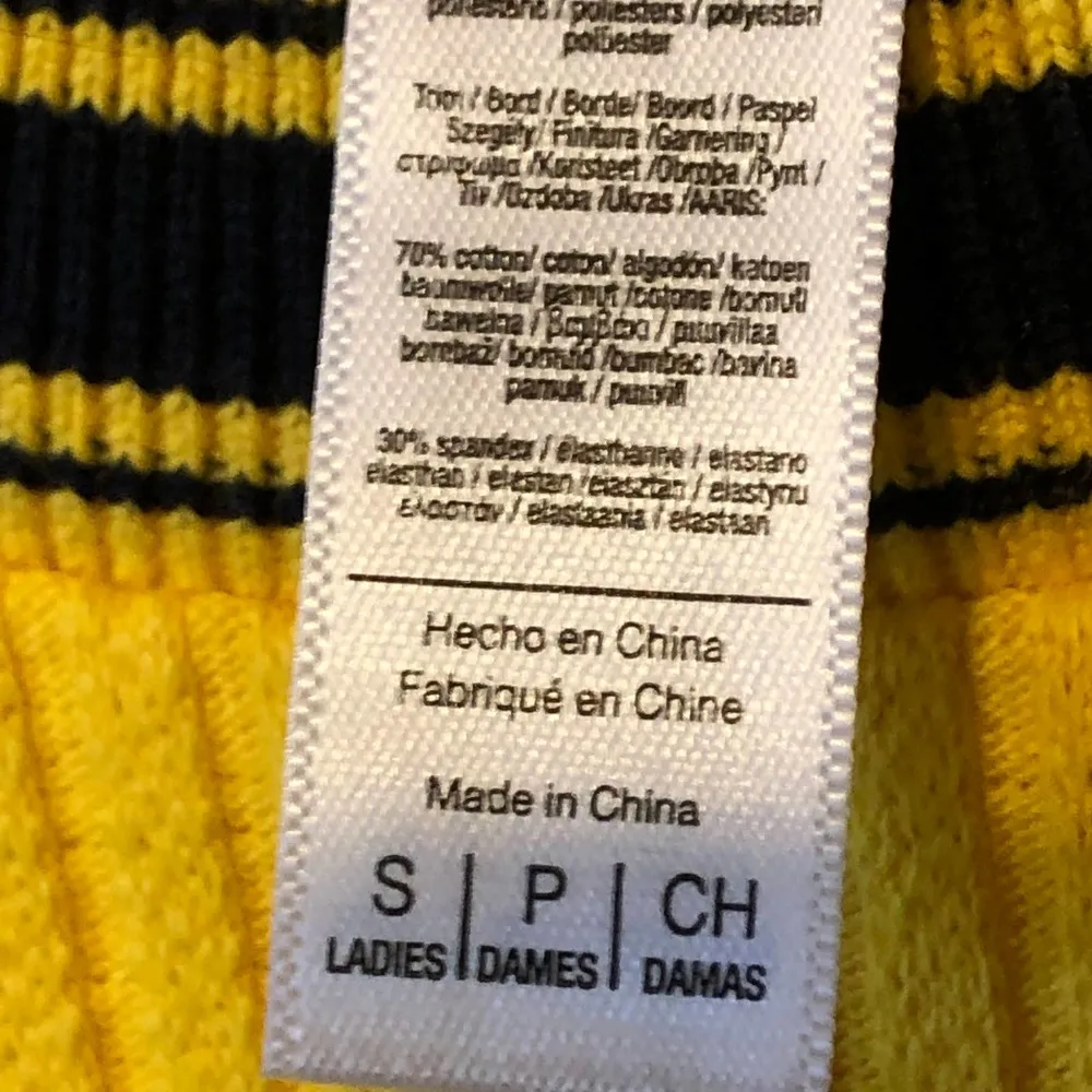 American Apparel Dress Yellow Ribbed Short Sleeve New S - Image 4