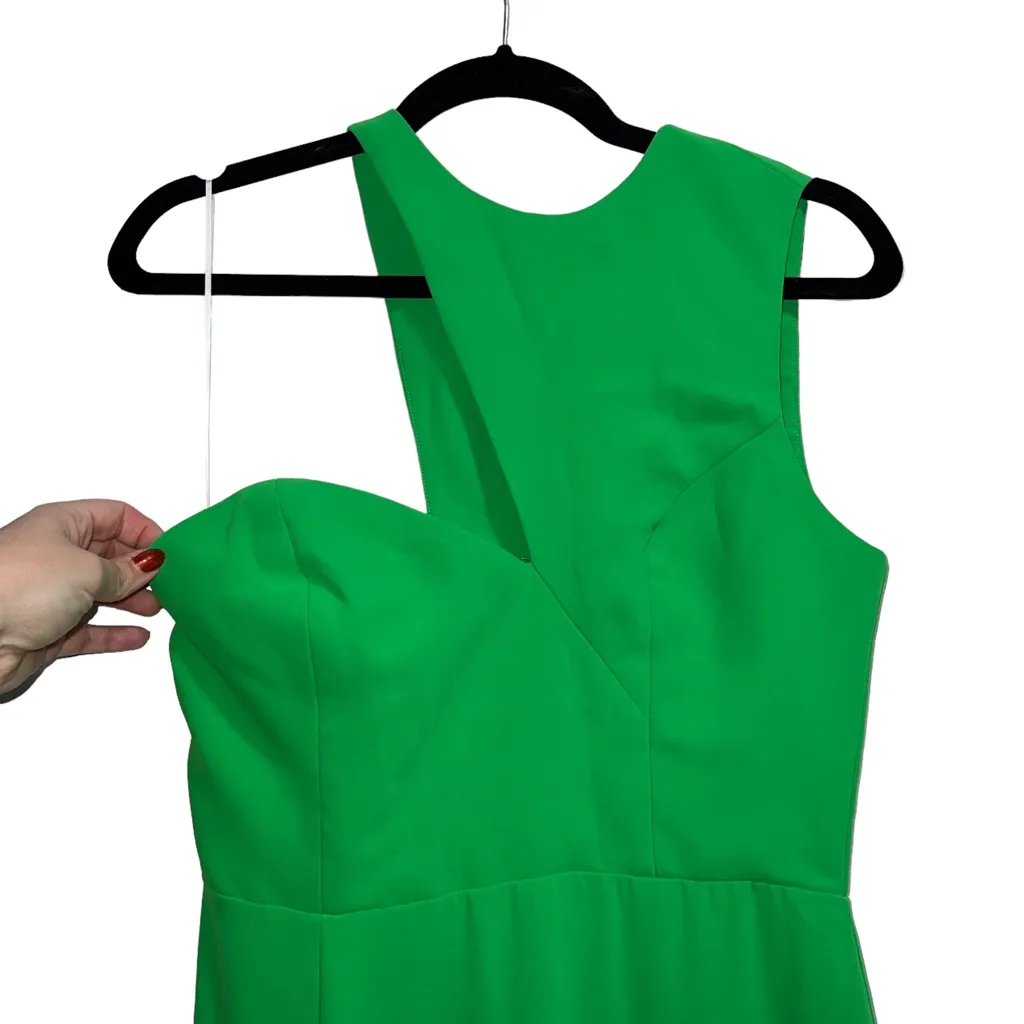 Amanda Uprichard Gilda Maxi Gown In Grass Green - Image 4