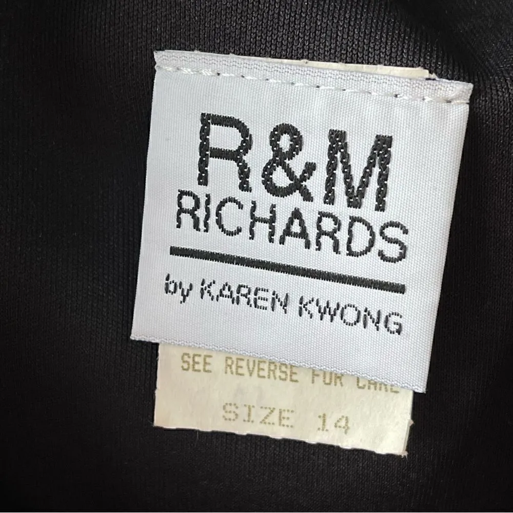 NWT Vintage Deadstock R&M Richards by Karen Kwong Metallic Velour Jacket - 14 - Image 4