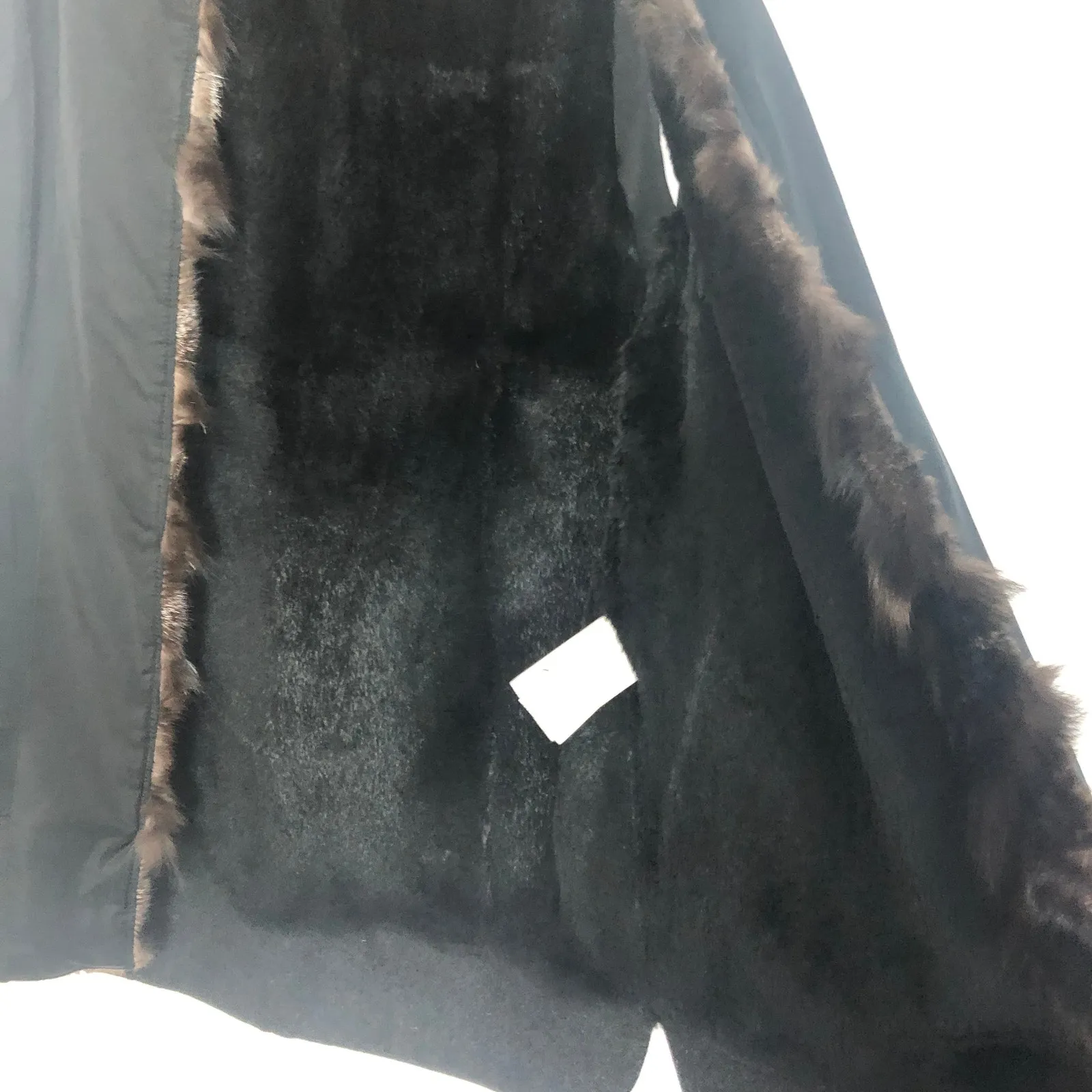 K Lever by Jindo Black Fur Vest - Image 6