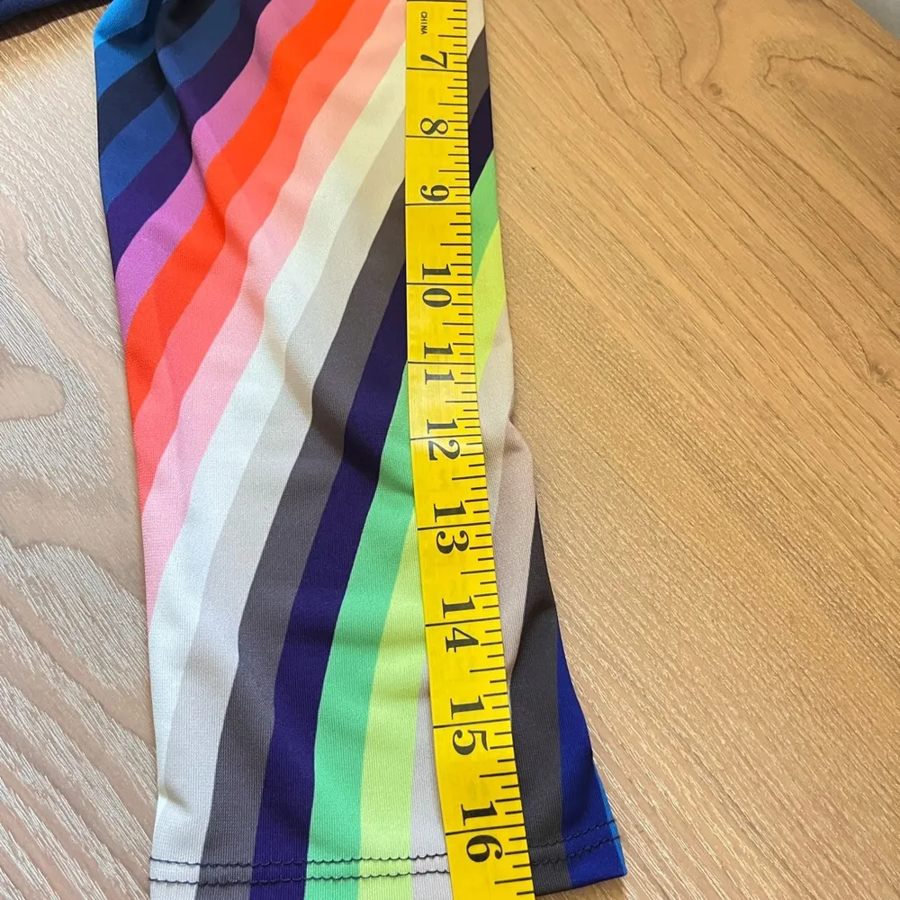 Trina Turk Bolero La Floridita Wave‎ Stripe Jersey Shift Dress Bold Vacation - Image 10