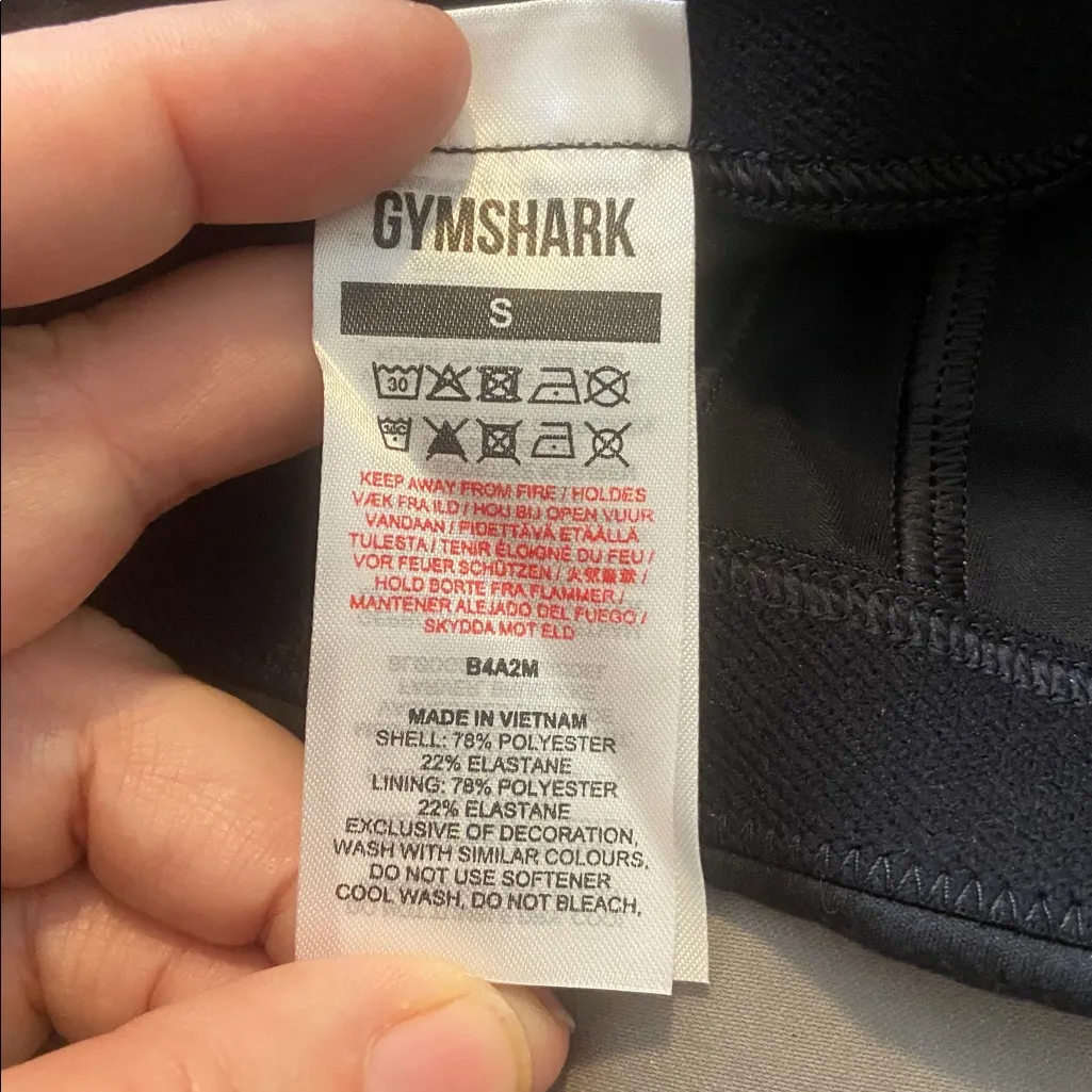 Gymshark Legacy Bandeau Bra Small Black - Image 4