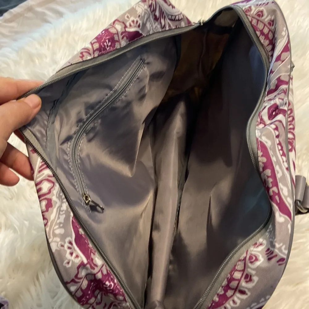Protocol Travel Bag beautiful gray and purple combination size 17” long 13”wide - Image 5