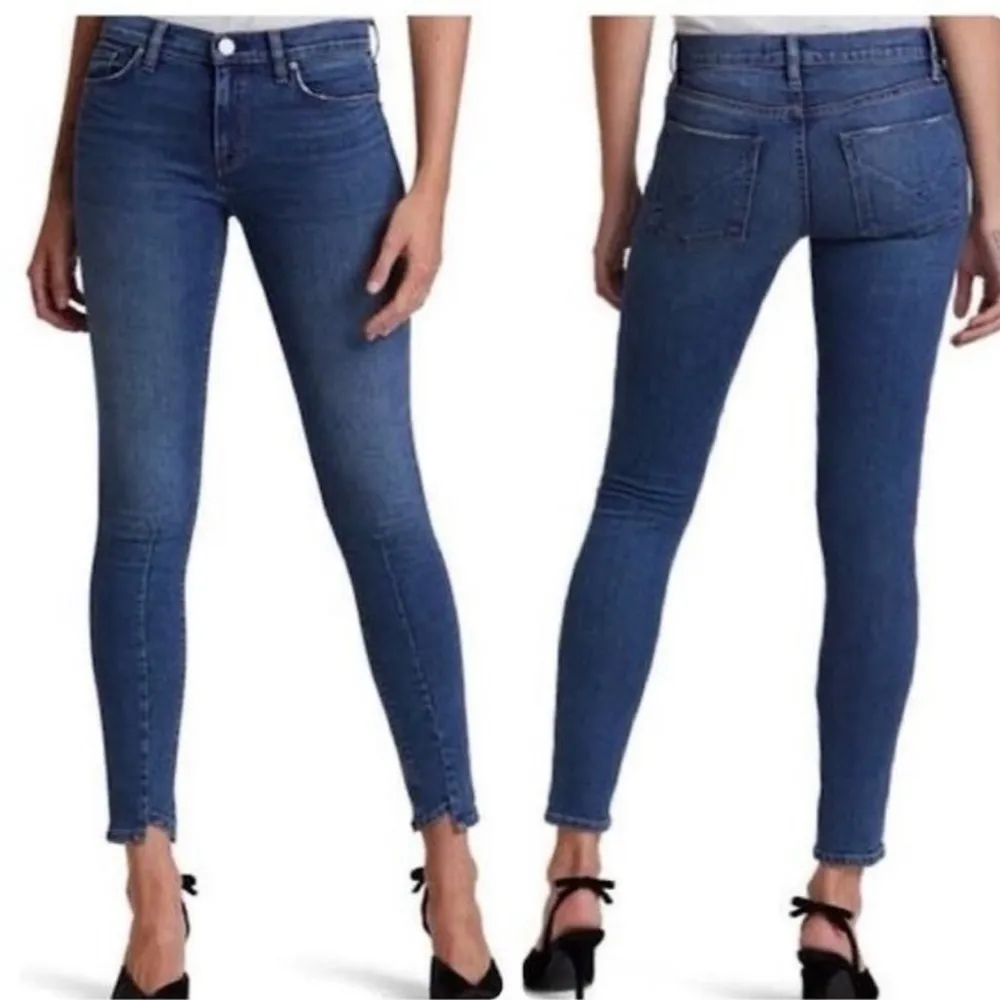 Hudson Jeans Women’s Nico Super Skinny Blue Denim Jeans Size 28 Step Hem - Image 2