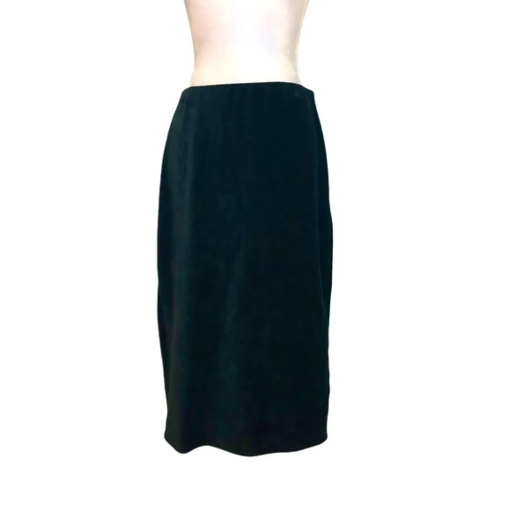NWOT Dark Green Corduroy Pencil Midi Skirt XS New - Image 10
