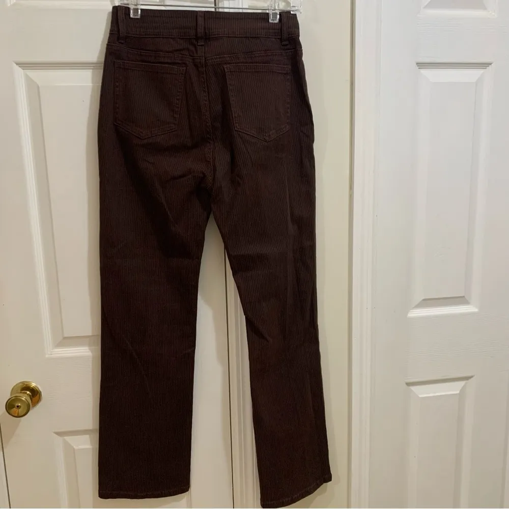 Cider Brown and Black Striped Pants Size Medium to Large NWT - Image 2