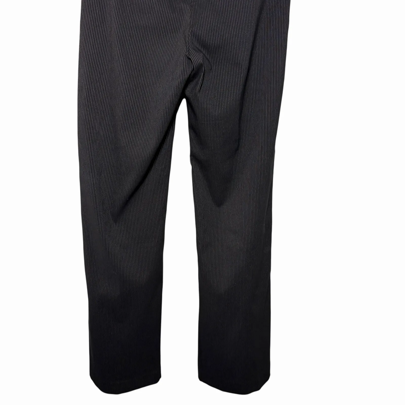 Laundry by Shelli Segal Womens Pinstripe Dress Pants Size 8 Black Y2K Officecore - Image 9