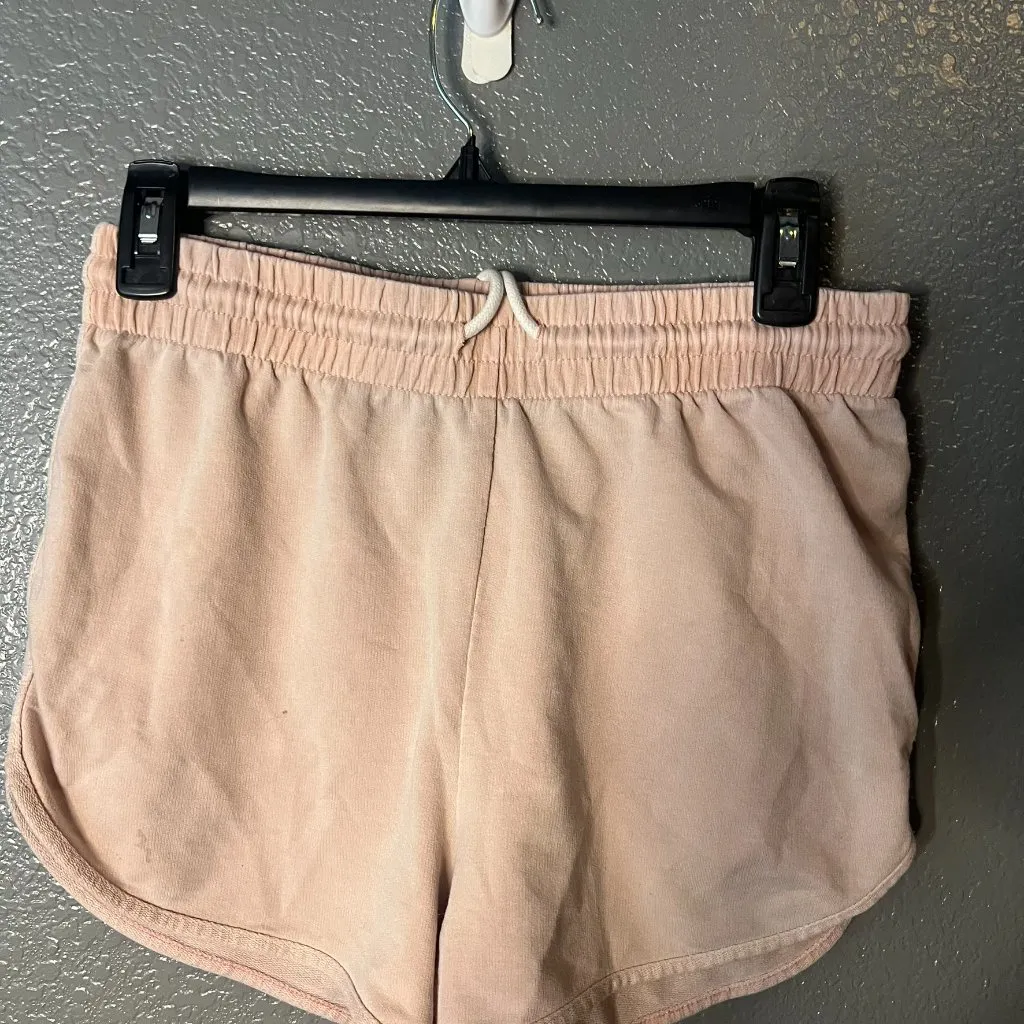 Gratitude Active Pink Drawstring Lounge Shorts - Size Small - Image 2