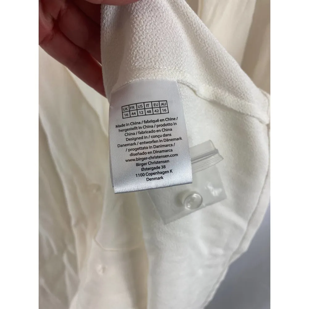 NWT remain birger christensen button shoulder pad top 12 - Image 4