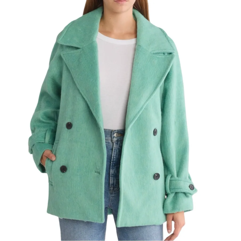 Avec Les Filles Raglan Sleeve Peacoat - Image 3