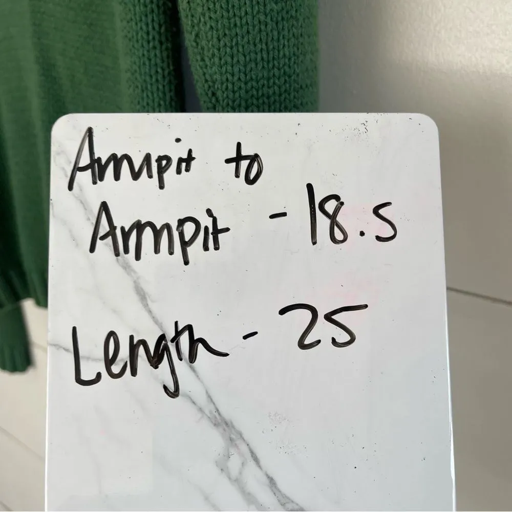 Disney Store Vintage Green Santa Mickey Mouse Sweater - Image 4