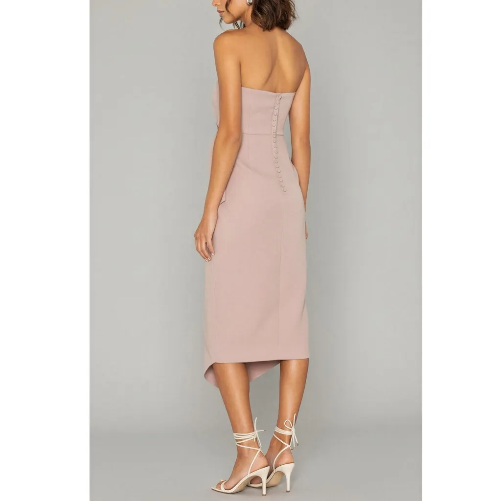 Elliatt  Reception Strapless Dress, Iris, Small - Image 2