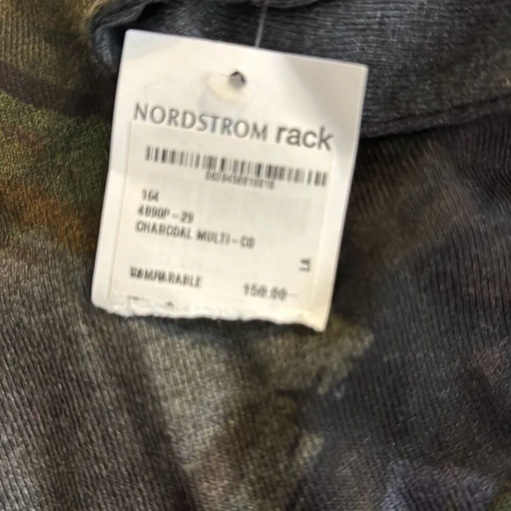 Go Couture Womens Tunic Sweatshirt Knitted V-neck Gray Size Large NWT - Image 6