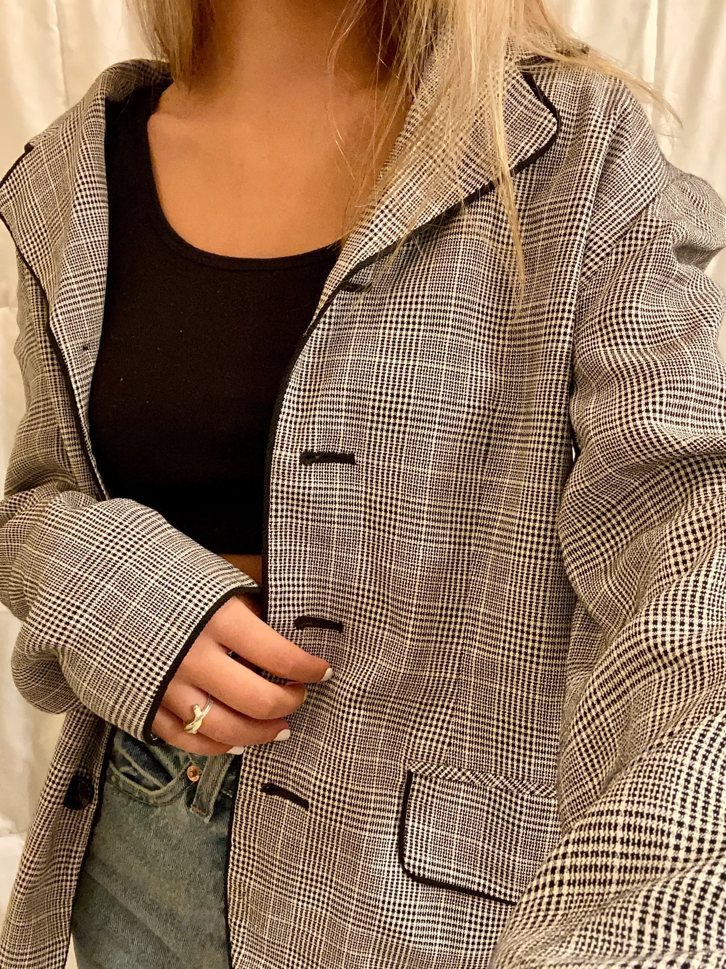 EXPRESS Plaid Blazer - Image 2