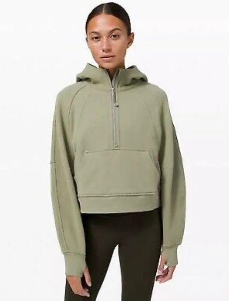 Lululemon NEW  Scuba Cropped Half Zip Hoodie - Image 2