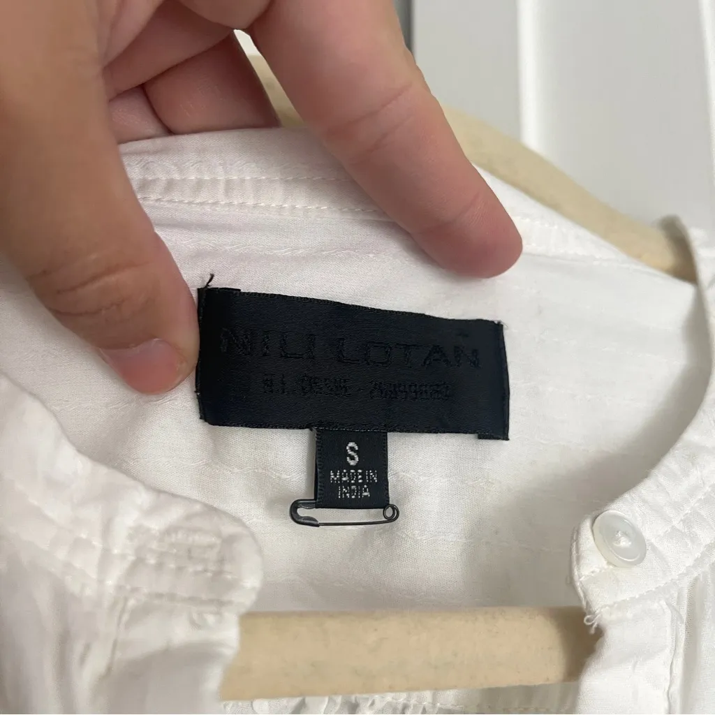 NWOT Nili Lotan Neville Cotton Long - Image 4