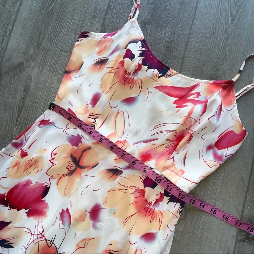 Rokoko NWT open back floral maxi dress S watercolor - Image 10