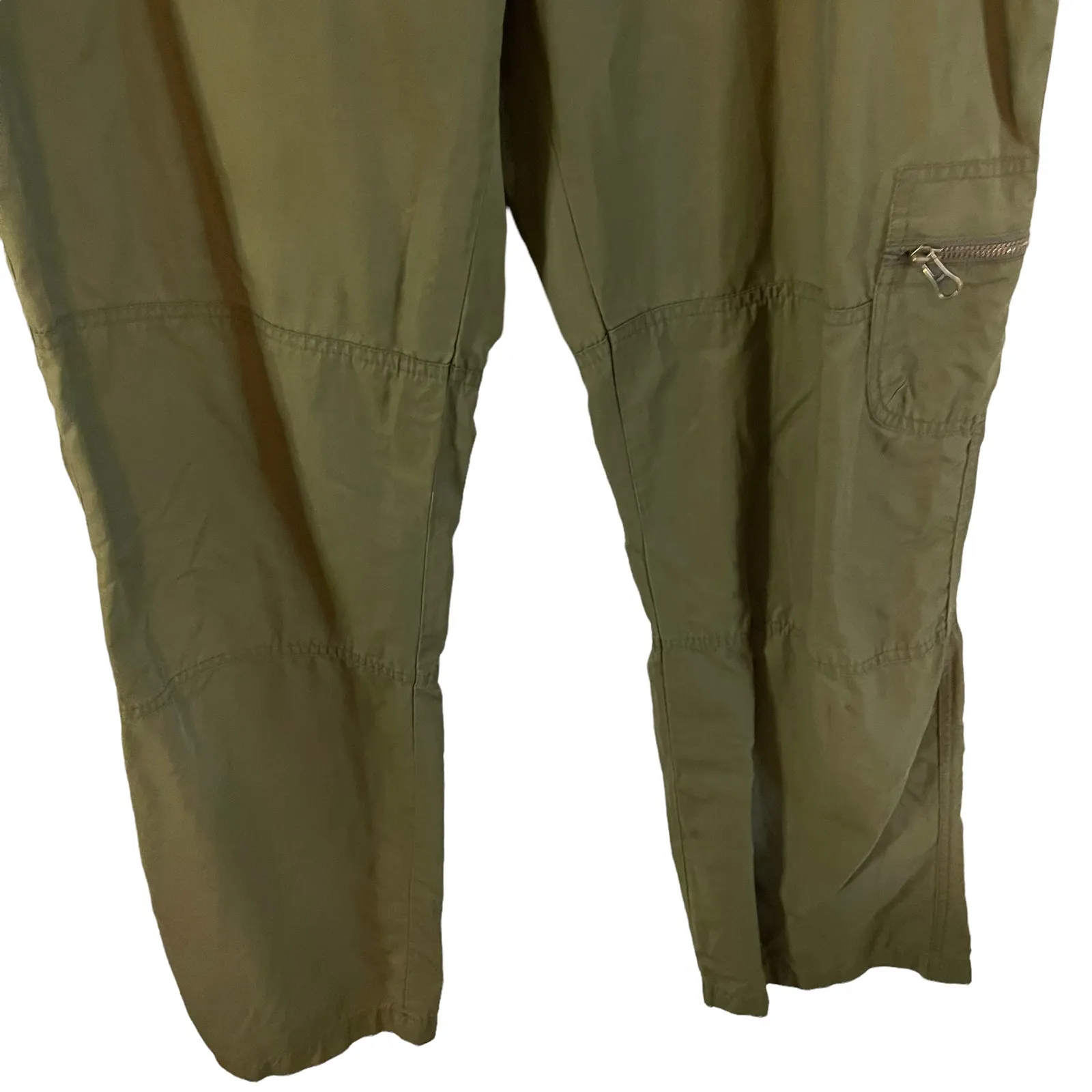 Lauren Ralph Lauren Sage Green Parachute Cargo Pants‎ - Image 5