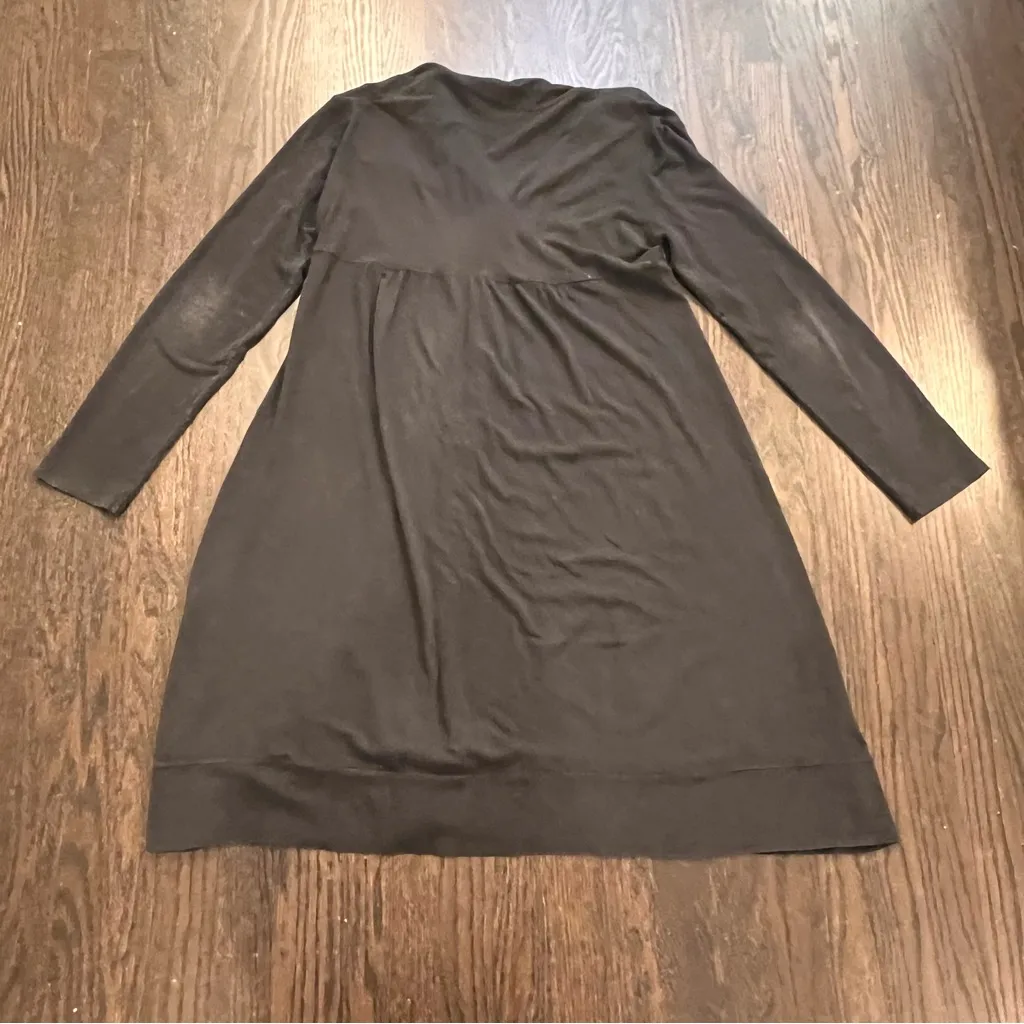 Weekend Max Mara Grey Long Sleeve Dress Gray Size L - Image 9