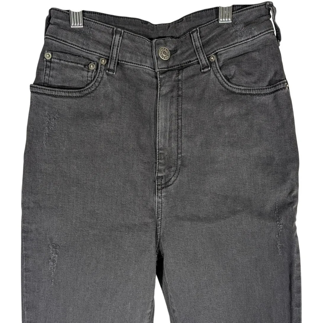 SER O YA Maya High Rise Skinny Jeans Dark Wash Distressed Made in‎ Italy 26 Gray - Image 3