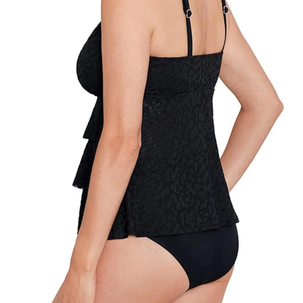 ShapeSolver by Penbrooke NWT One Piece Swimsuit Black Size 8 - Image 4