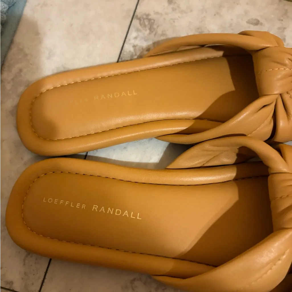 Loeffler Randall Tan Sandals - Image 6