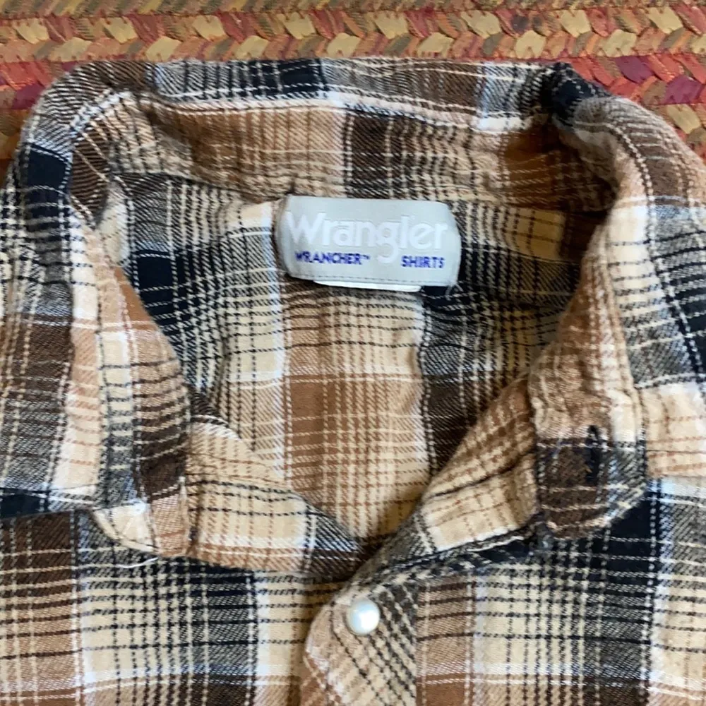WRANGLER RANCHER PLAID PEARL SNAP - Image 2