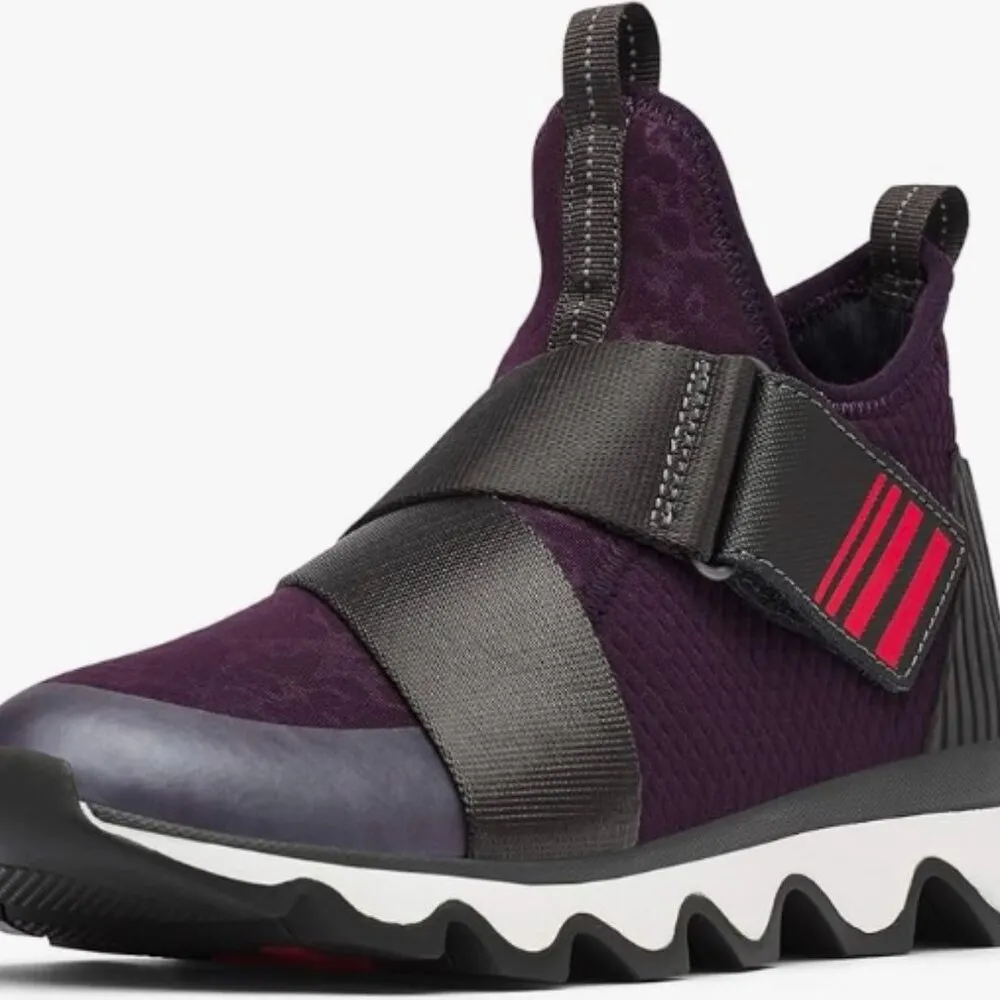 Sorel Kinetic Sneak Tennis Shoes Sneakers Hook & Loop Stretch Size 9.5 Women's - Image 2