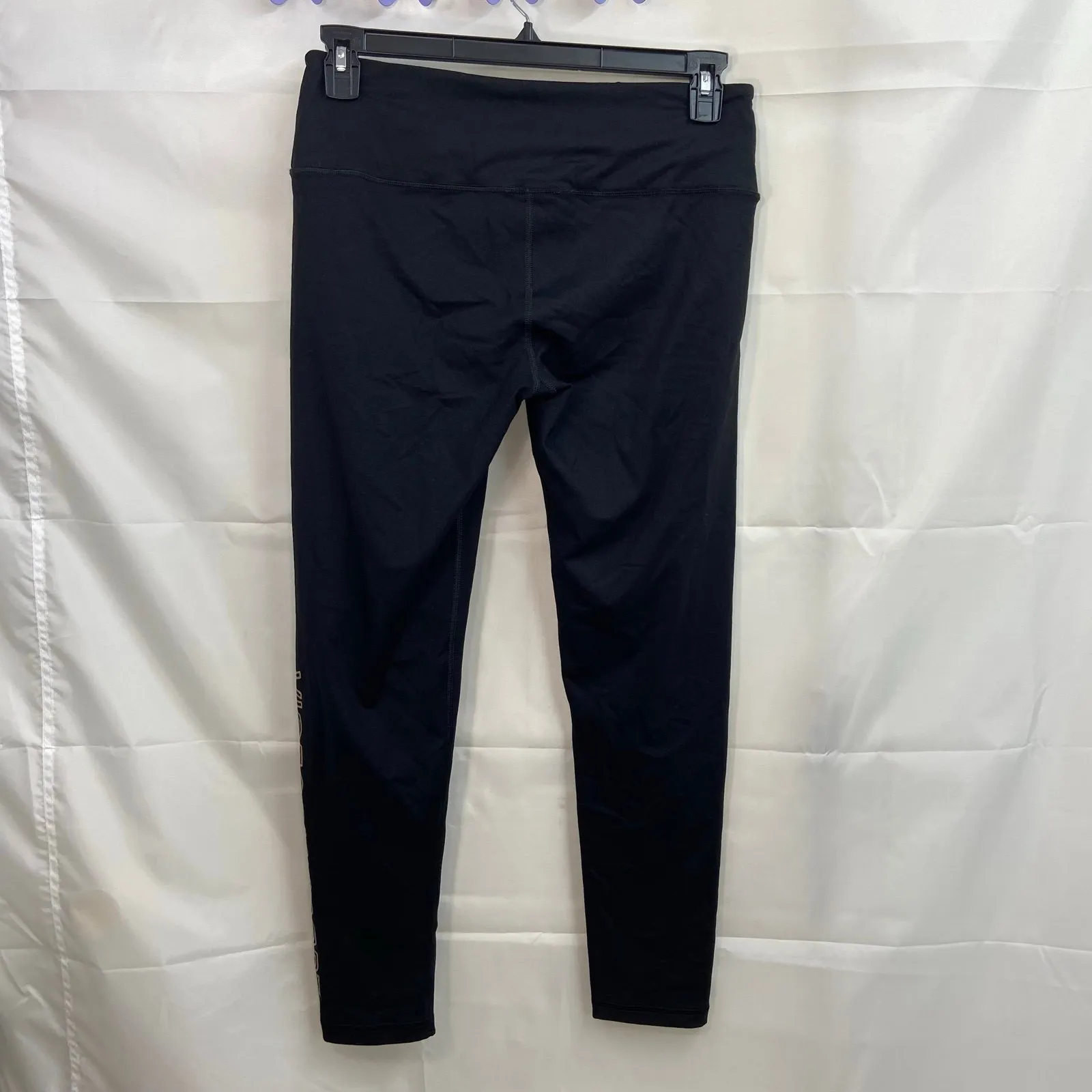 Victoria Sport women's black sparkle tech pouch active‎ high waisted leggings L - Image 4