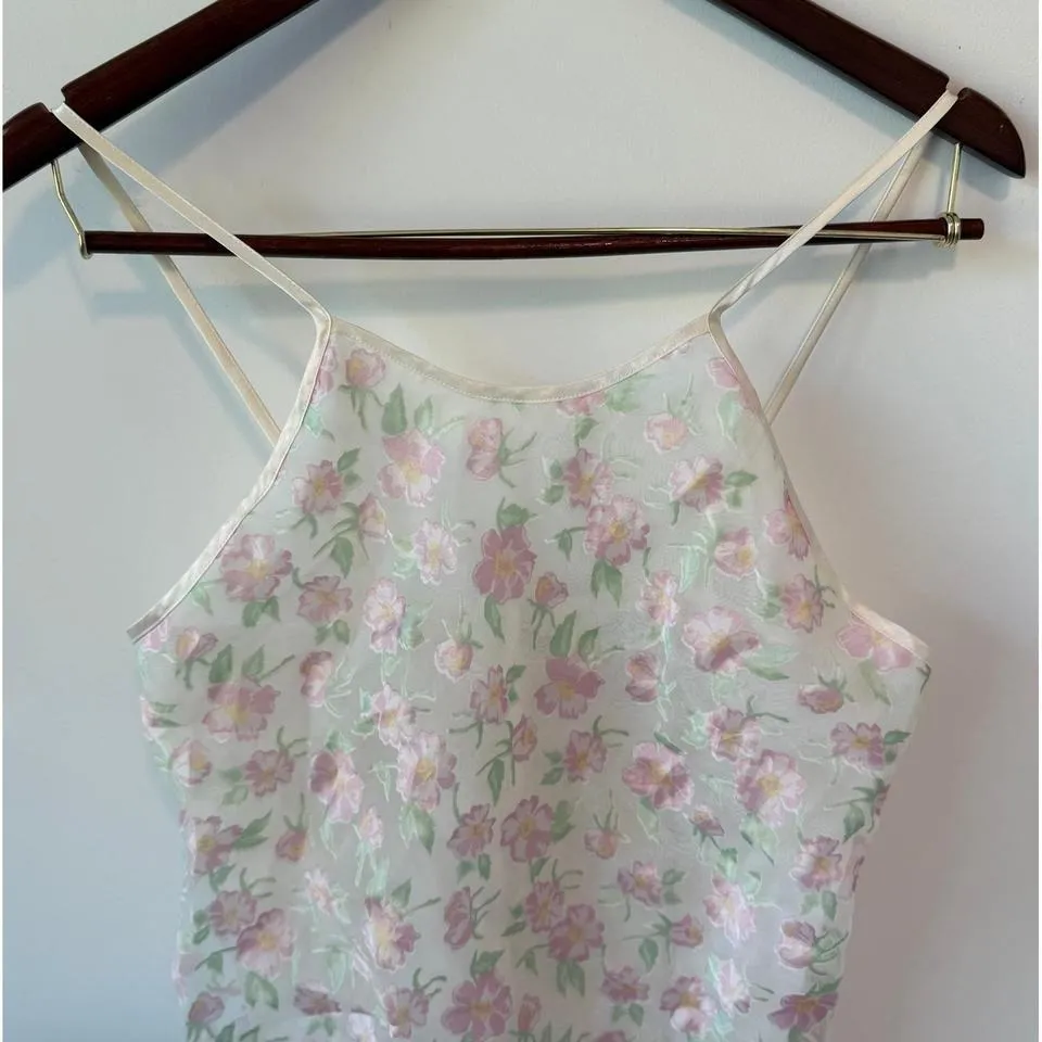 Slip Dress Womens S‎ Floral Feminine Fairy Sabrina Carpenter Coquet Y2K Pink - Image 3