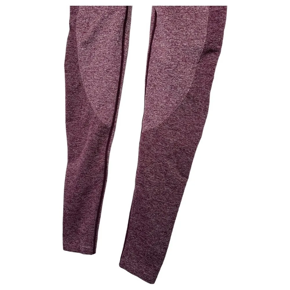 Gymshark Leggings Womens S Seamless Flex V3 High Waist Workout Yoga Marl Purple - Image 9