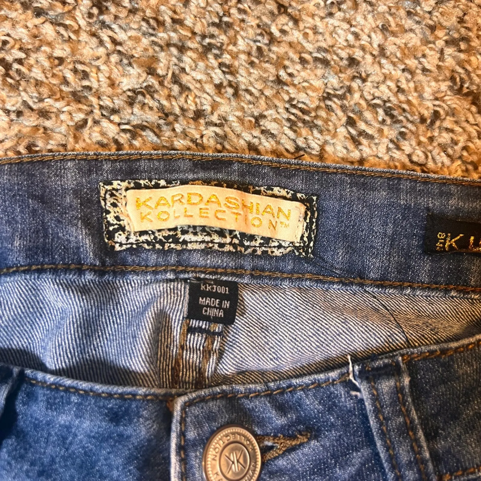 Kardashian Kollection Denim Jeans Bootcut Dark Wash Women's Size 6 - Image 2