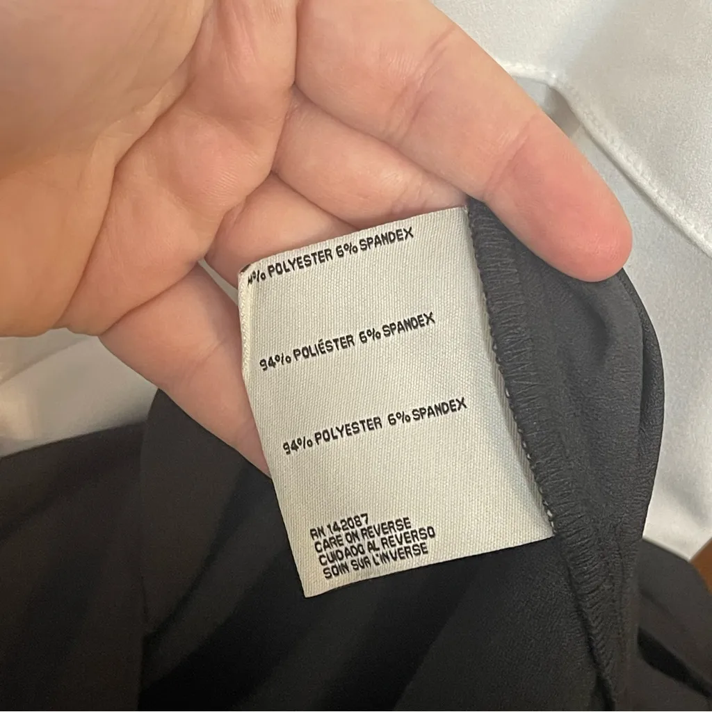 NWT Simply Noelle Woman’s Black & White Classic Dress Size L/XL - Image 5