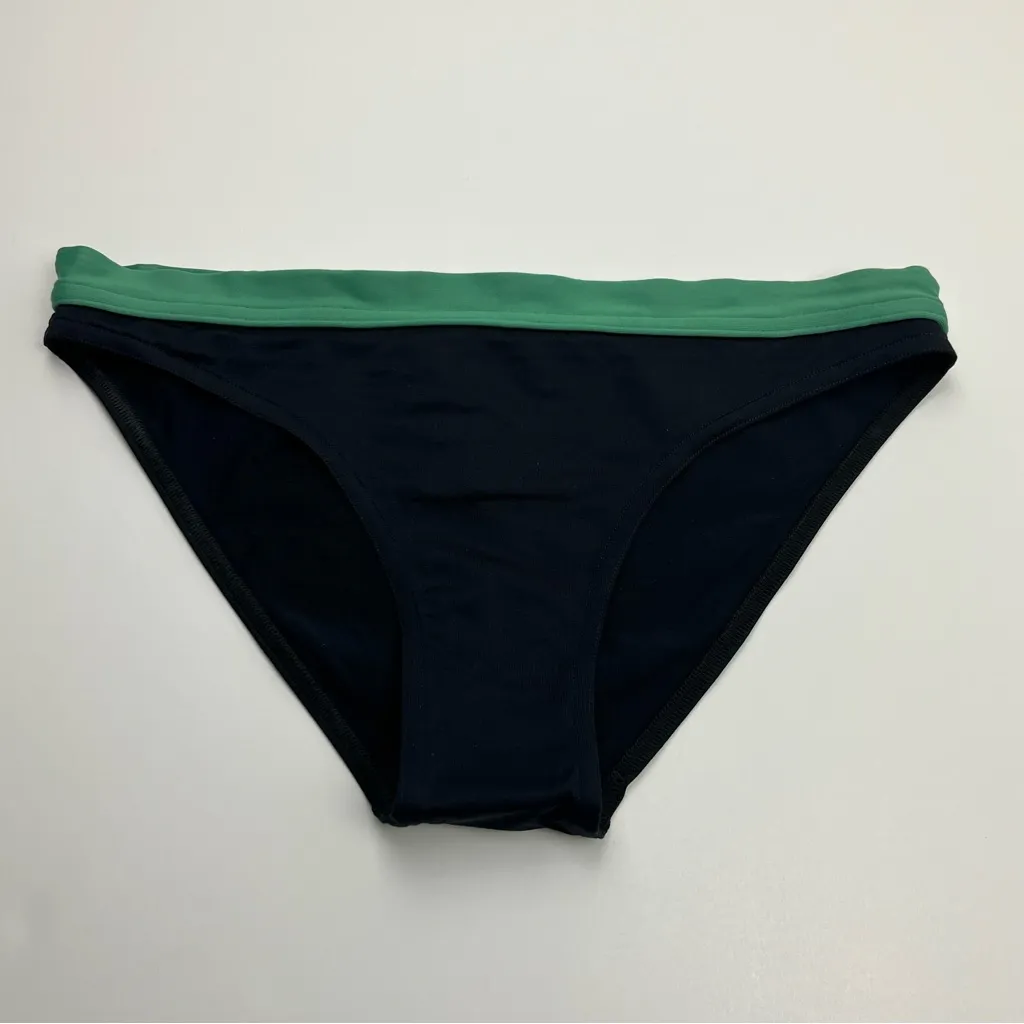 Dries Van Noten Gioia Black Green Swim Bikini Bottom Womens Size Large NWOT - Image 2