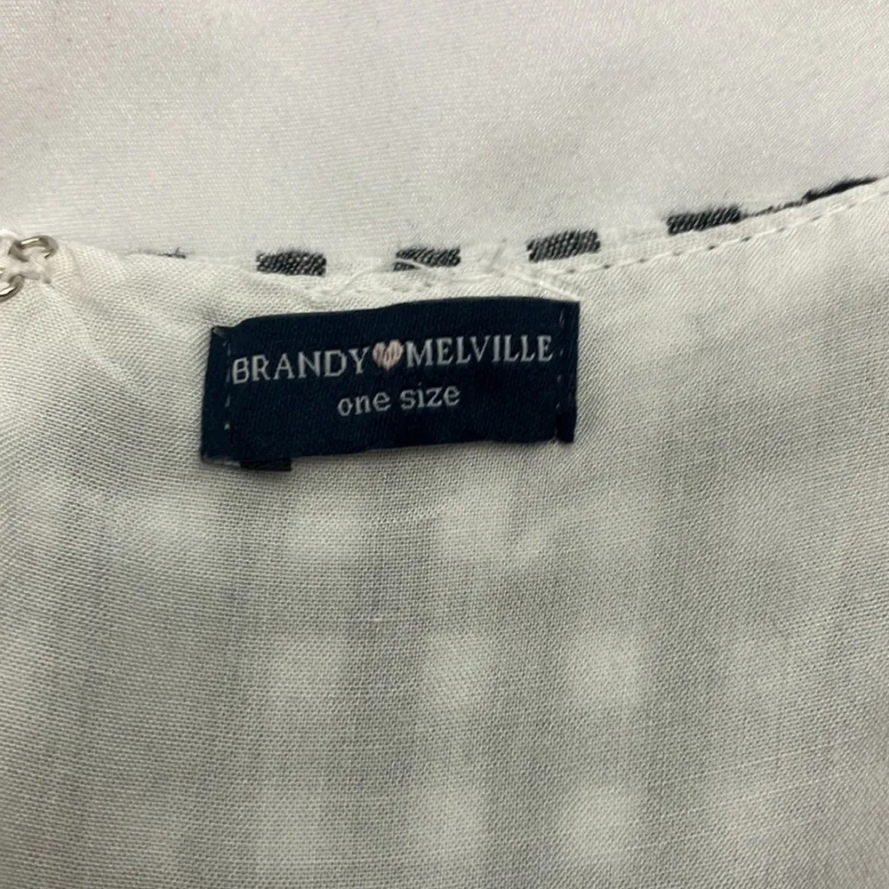 Brandy Melville black and white gingham mini dress size small - Image 8