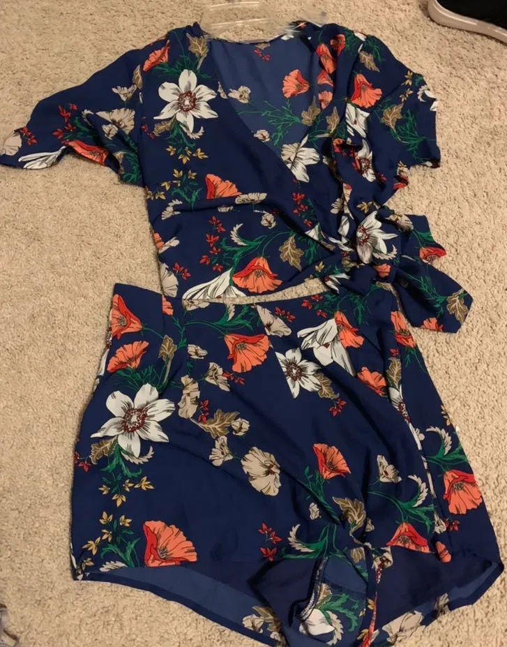 Royal Blue Floral Set  - Image 3