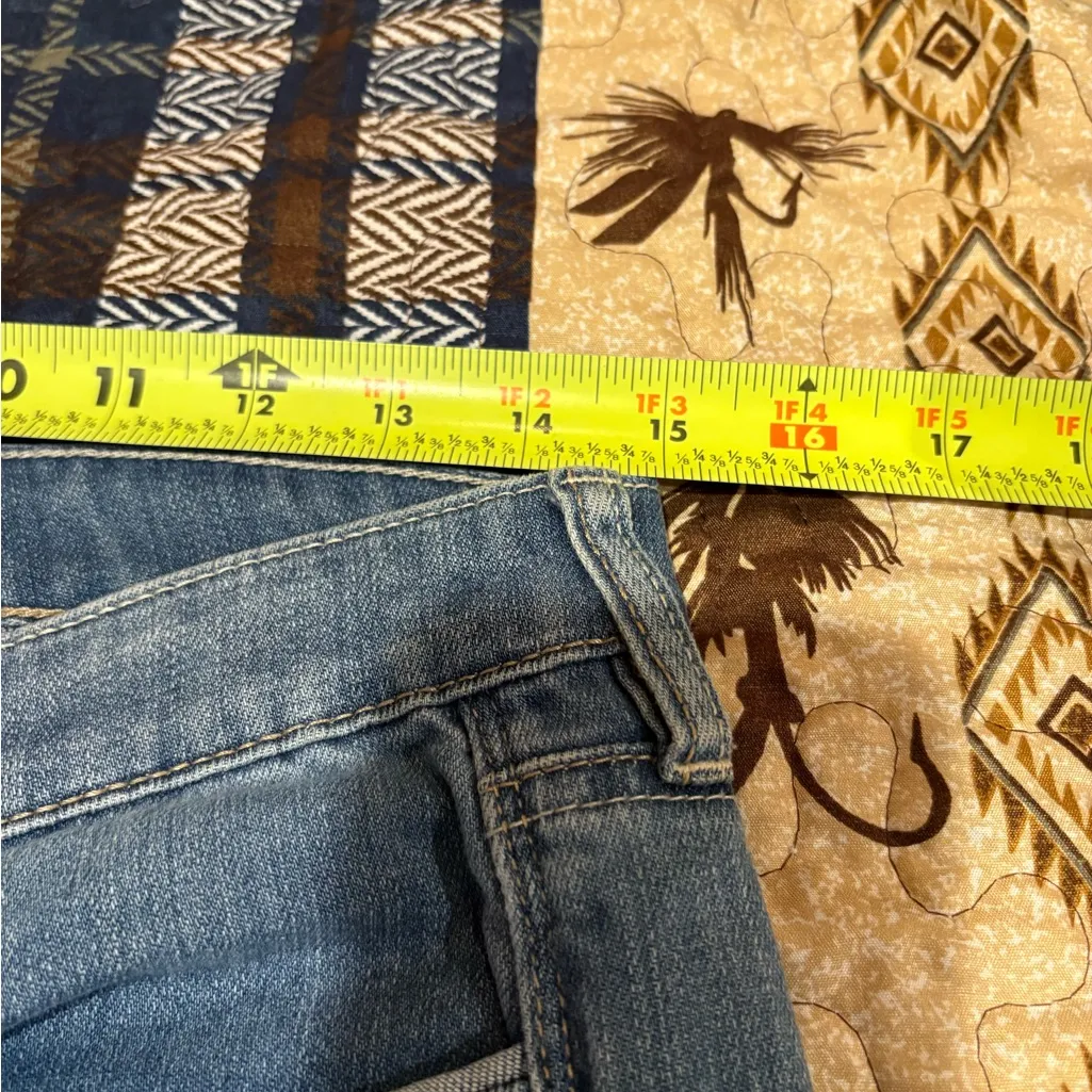 White House Black Market The Girlfriend Jeans Size 2 Skinny Stretch Distressed - Image 8