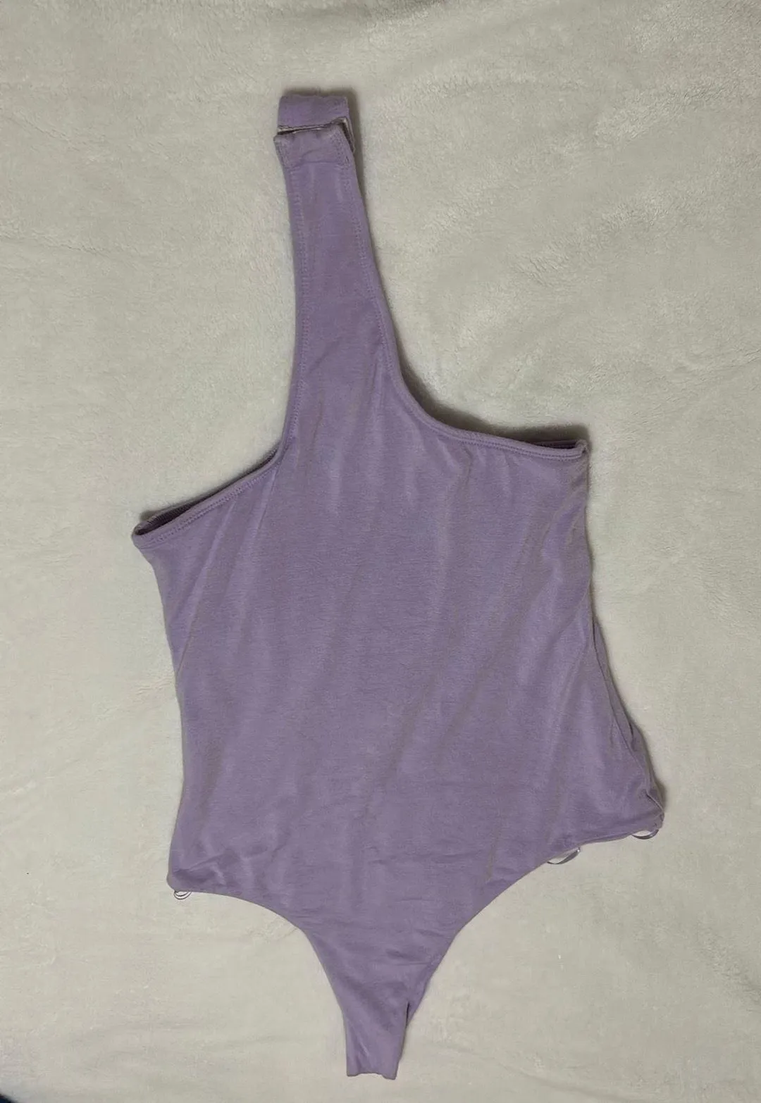 Devonne One Shoulder Lavender Body Suit - Image 3