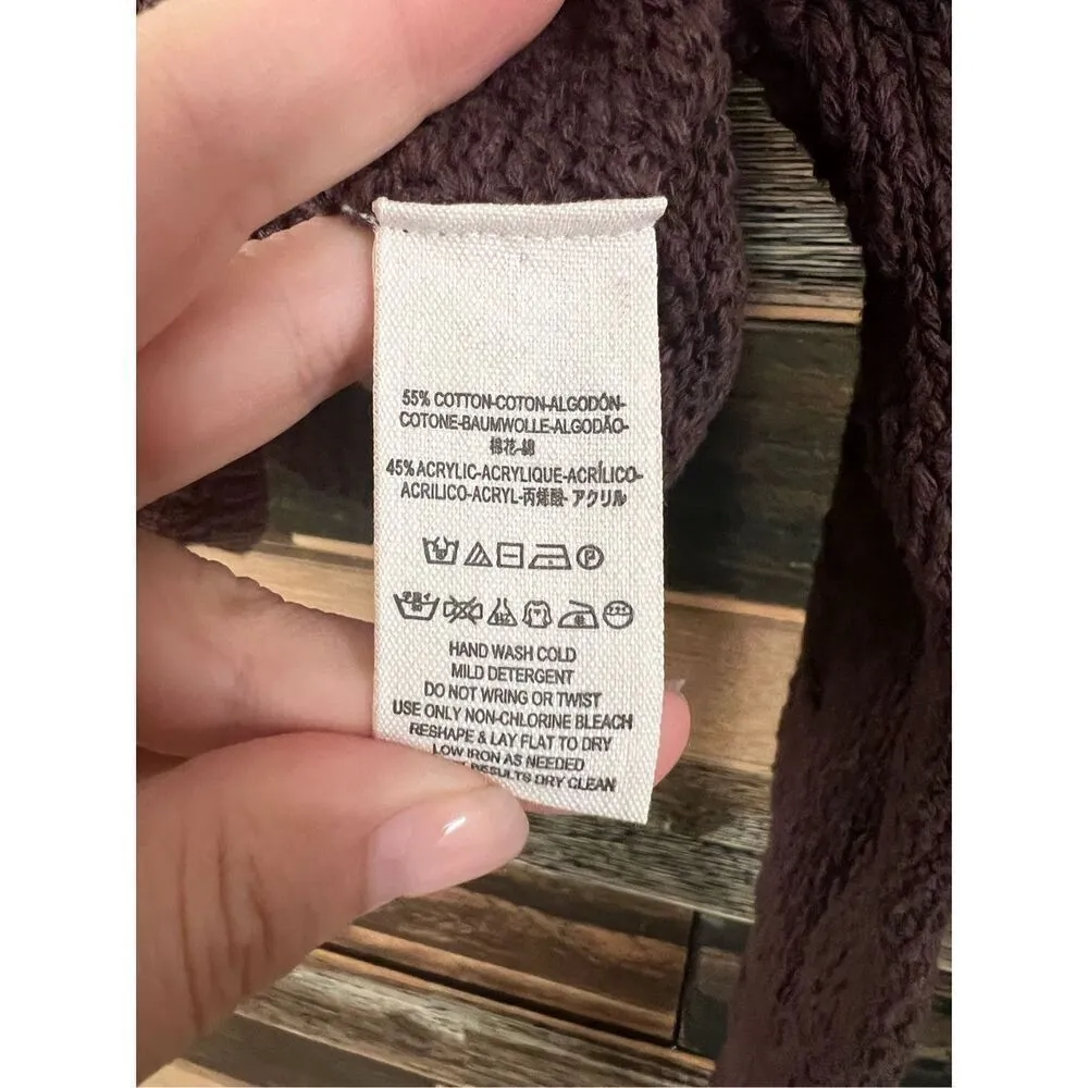 Free People Womens Shades of Dawn Crop Sweater. Size XS - Image 4