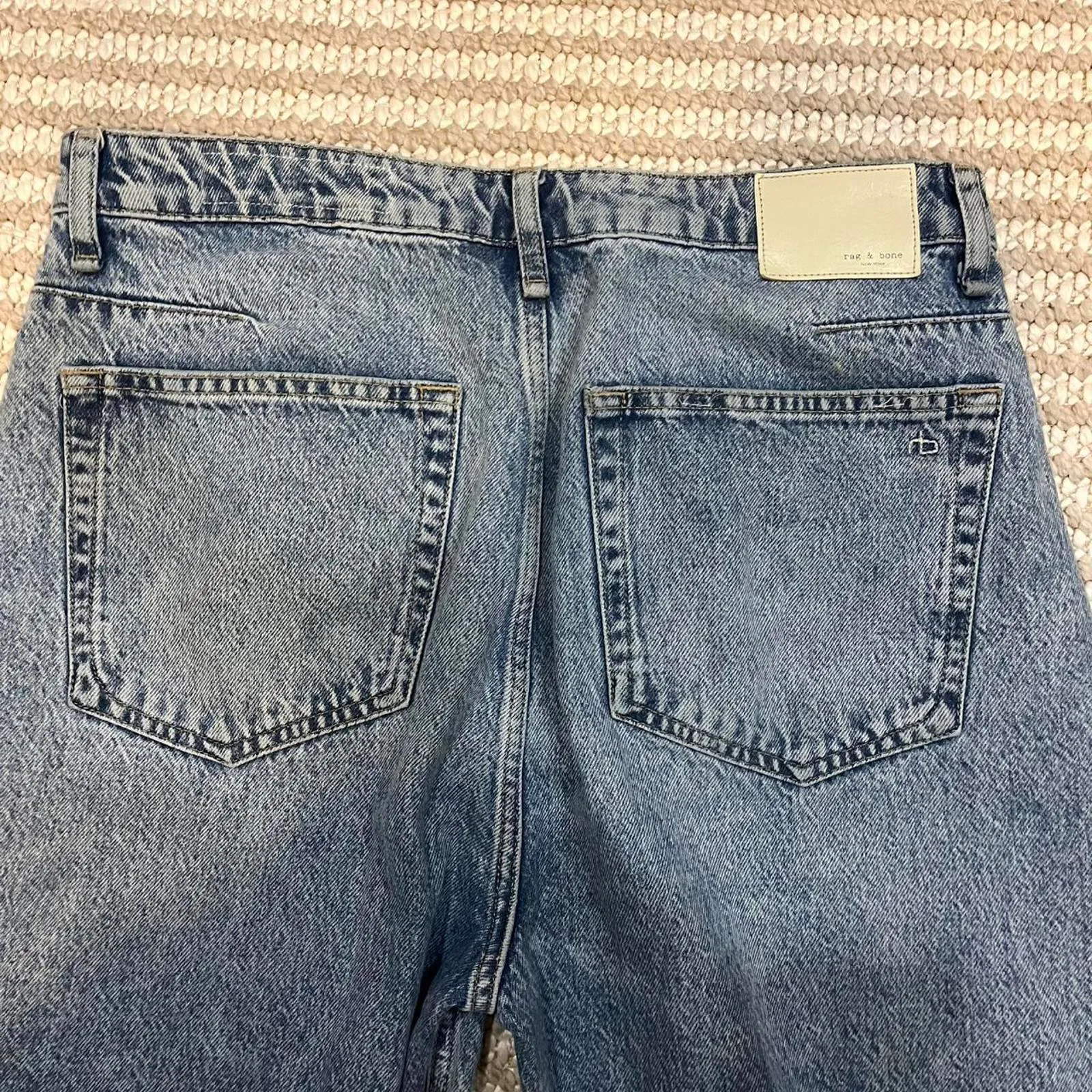 Rag & Bone High Rise Barrel Jeans in Harmony - Image 6